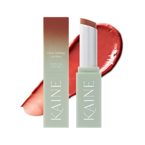 KAINE Vegan Glow Melting Lip Balm - Warm Apricot, Hydrating & Nourishing