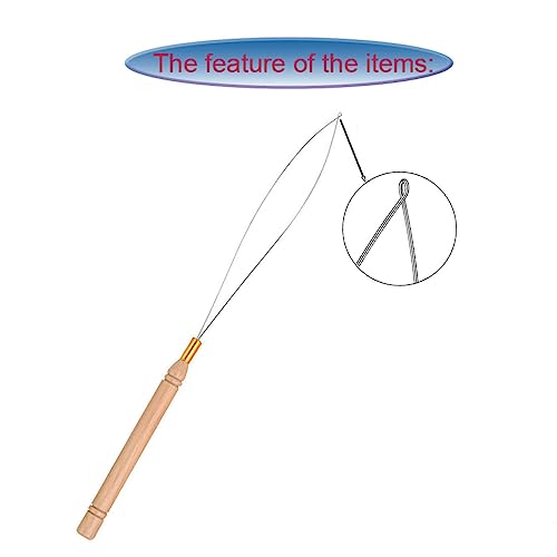 5 Hair Extension Loop Needle Threaders for Micro Link Beads