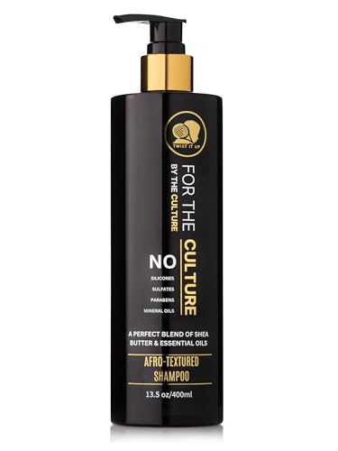 Twist It Up Sulfate-Free Curly Hair Shampoo with Natural Ingredients for Afro & Wavy Hair