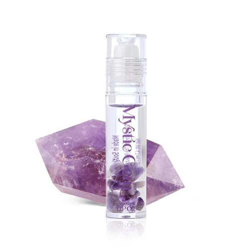 The Beauty Spy Mystic Gemstone Lip Oil - Hydrating Amethyst Lip Gloss