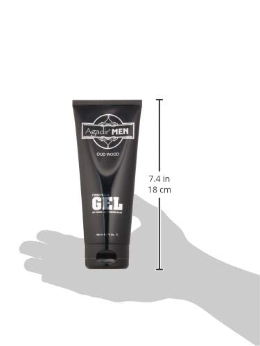 Men's Firm Hold Hair Gel - Max Volume & Reusable Styling - 6.7 Fl Oz