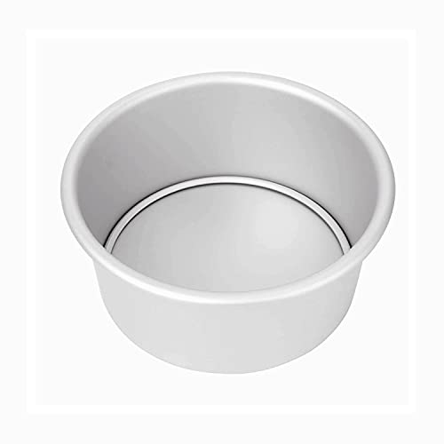 6-Inch Round Cake Pan with Removable Bottom - Anodized Aluminum