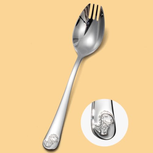 Alata Mini Sporks - 4-Pack Stainless Steel Cutlery for Soup & Dessert