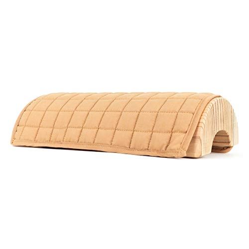 HSP 100% Cotton Pillow Cover for Wooden Bolster - Maple Color