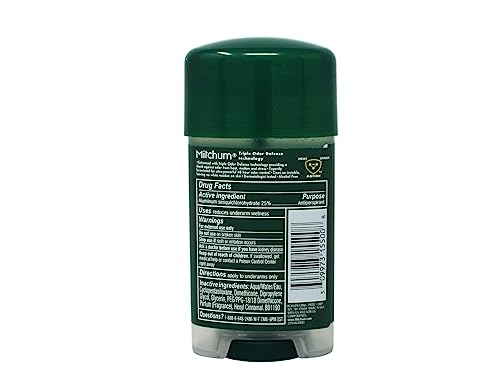 Mitchum Unscented Anti-Perspirant & Deodorant Gel for Men - 3 Pack