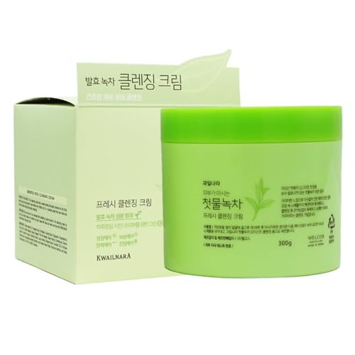 Kwailnara The First Green Tea Fresh Cleansing Cream - 300g