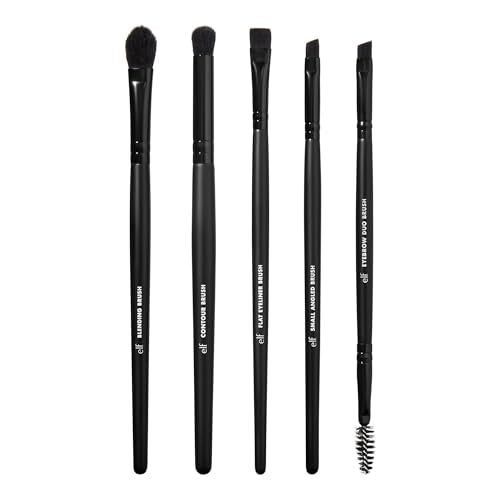 e.l.f. Ultimate Eyes 5-Piece Eye Brush Set - Vegan & Cruelty-Free