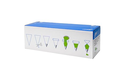 Ateco 12-Inch Disposable Piping Bags with NuPlastiQ, Pack of 100