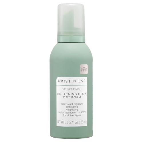Kristin Ess 4-in-1 Heat Protectant Hair Mousse for Volume & Shine