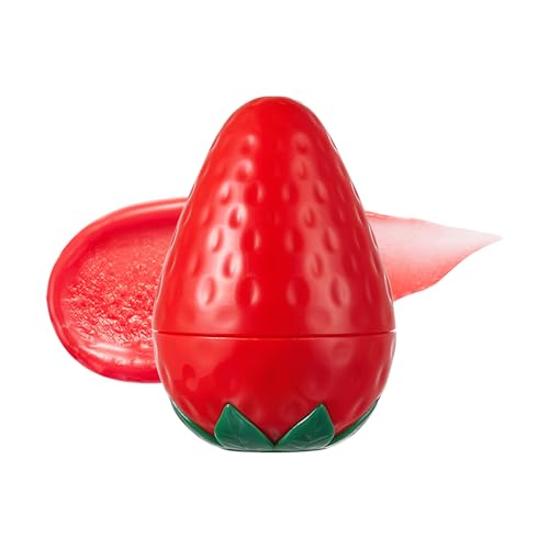 TONYMOLY Mini Fruit Lip Balm Set with Strawberry Extract & Shea Butter