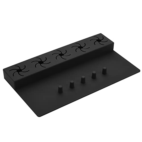 Beautyflier Soft Silicone Nail Polish Bottle Holder - Black Organizer