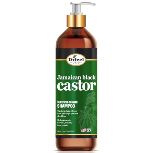 Difeel Jamaican Black Castor Oil Hair Growth Shampoo 33.8 oz - Strengthening & Nourishing