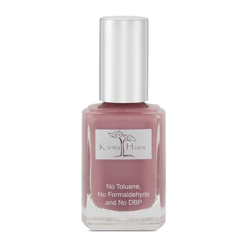 Karma Naturals Nail Polish - Vegan, Non-Toxic & Cruelty-Free (Wine O'Clock, 0.43 fl oz)