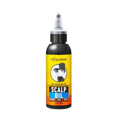 AllDay Locks Scalp Oil for Braids & Dreadlocks 4 oz — Nourishing Hair & Scalp Moisturizer
