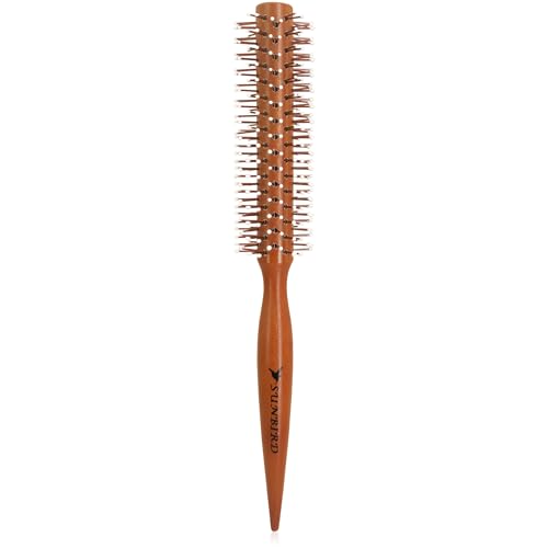 Small Round Hair Brush for Short Hair Styling, Men & Women - SUNBIRD
