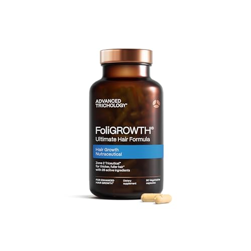 FoliGROWTH¢ç Hair Growth Supplement for Women & Men | For Thicker, Fuller Hair | American Hair Loss Association Approved | Supports Thinning Hair