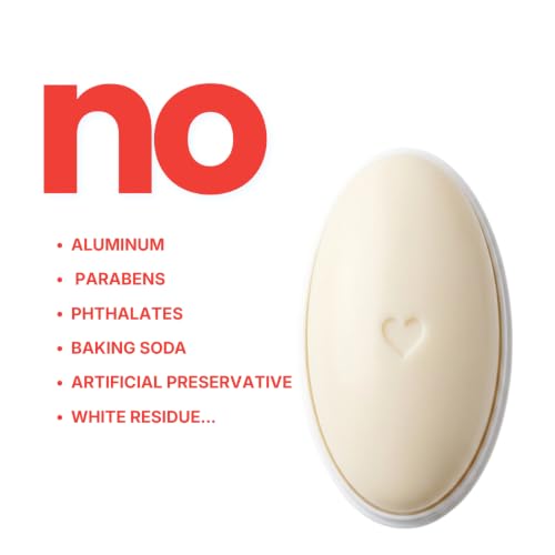 grownish Strawberry Vanilla Deodorant for Girls, Aluminum-Free & Natural