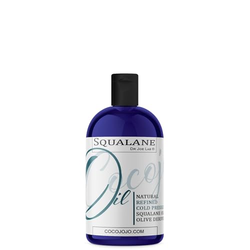 Dr. Joe Lab Pure Olive Squalane Oil - Vegan Face, Skin & Hair Moisturizer, 4 oz