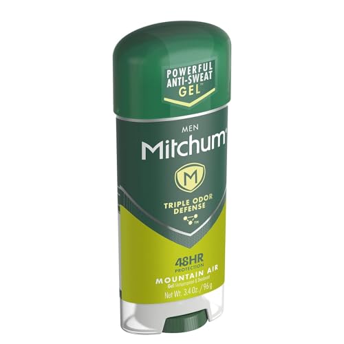 Mitchum Advanced Gel Anti-Perspirant Deodorant Mountain Air 3.4 oz Pack of 3
