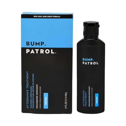 Bump Patrol Original Formula Aftershave Treatment Serum ? Razor Bump Stopper and Ingrown Hair Treatment for Men and Women with Salicylic Acid for Razor Burn & Shaving Irritation - 4 oz - Pack of 1