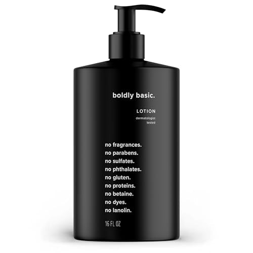 Boldly Basic Fragrance Free Lotion - Unscented Moisturizer 16 oz Pack of 1