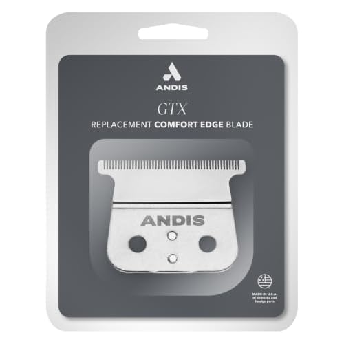 Andis 04850 GTX T-Outliner Replacement Blade ? Deep Tooth Carbon Steel Trimmer Blade, Zero Gap Precision, Professional Detail Performance