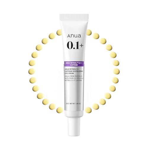Anua Retinol 0.1% Caffeine Revitalizing Eye Cream - 1.05 fl oz