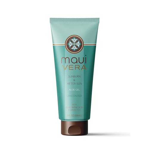 Maui Vera Unscented After Sun Gel - 3 oz, Organic & Cruelty-Free