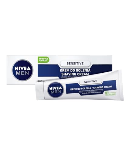 NIVEA Men Sensitive Shaving Cream 100ml - Gentle & Soothing