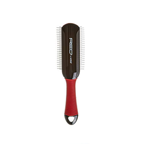 Detangling Non-Slip Brush (9 Rows) by Red by Kiss – Detangling Hair Brush