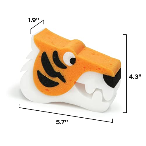 Fred & Friends Bath Biters Tiger - Fun Children's Bath Sponge