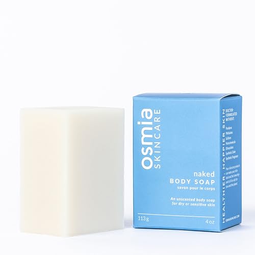 Osmia Naked Body Soap - Unscented Moisturizing Bar for Sensitive Skin