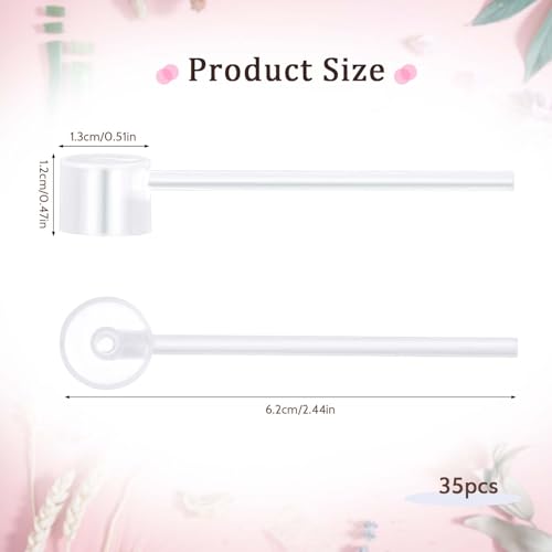 35-Pack Leak-Proof Perfume Refill Pumps for Travel & Cosmetics