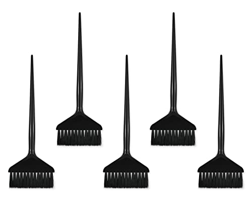 Hair Dye Applicator Brushes Set - 5 Long Handle Tinting Tools