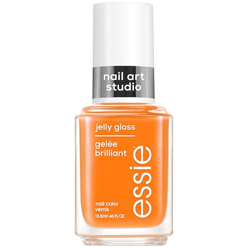 essie Apricot Jelly Gloss Nail Polish - Vegan Sheer Orange 0.46 Fl Oz