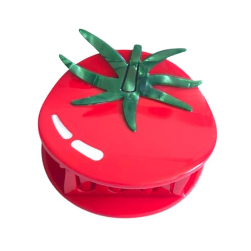 Tomato Hair Clip - Cute Acetate Claw Clip for Women
