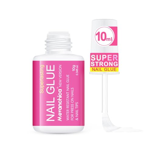 Mevanchica Extra Strong Nail Glue for Press-On & Acrylic Nails