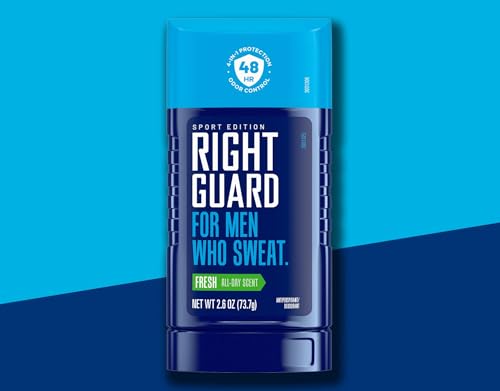Right Guard Sport Fresh Scent Invisible Solid Deodorant Pack of 3, 2.6 oz