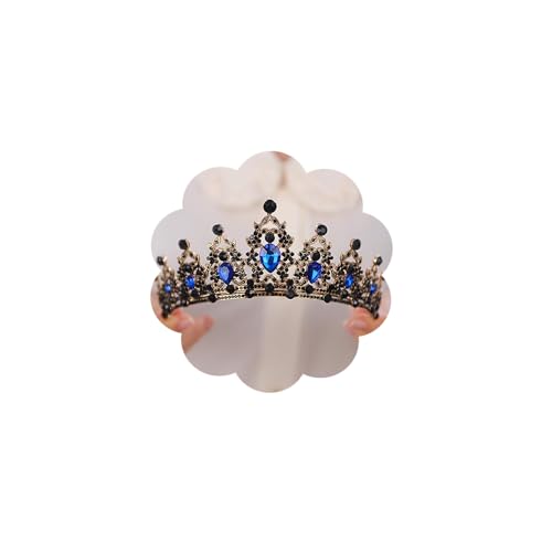Baroque Queen Crystal Rhinestone Headband - Vintage Gothic Hairpiece
