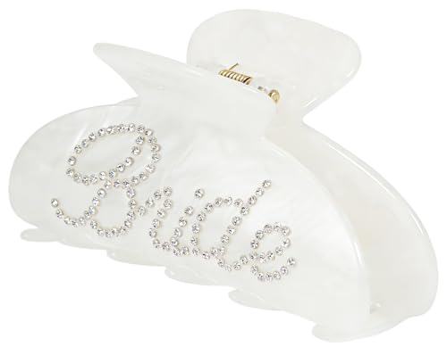 Bride Hair Claw Clip - Sparkling Wedding Accessory for Bachelorette Party