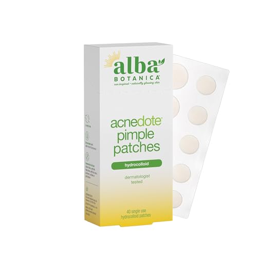 Alba Botanica Acnedote Pimple Patches - 40 Hydrocolloid Spot Treatments