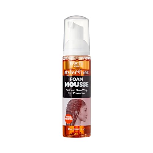 Red by Kiss Foaming Mousse - Travel Size, Frizz Control & Shine