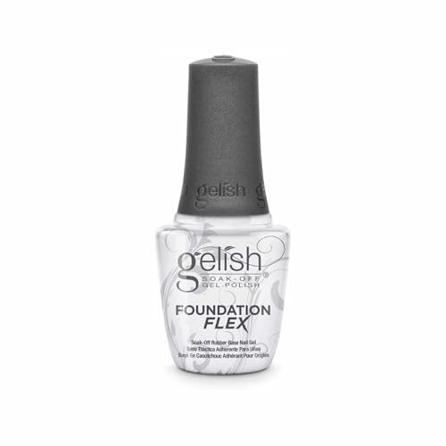 Gelish Foundation Flex - Clear Soak-Off Rubber Base Coat 0.5 Fl Oz