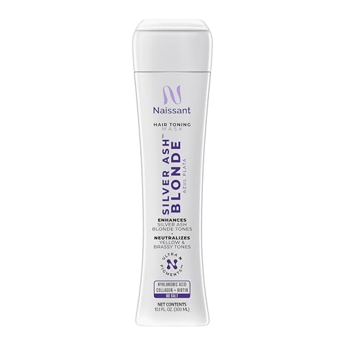 Naissant Silver Ash Blonde Hair Blue Toning Mask, 10.1 Fl. Oz