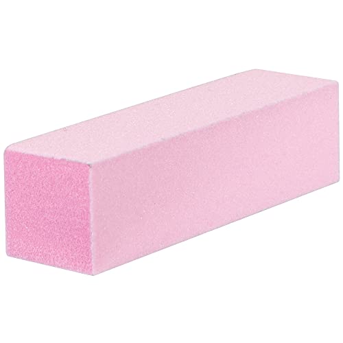 ForPro Pink Pedicure Block 15-Count (Pack of 2) - 100/180 Grit Nail Buffer