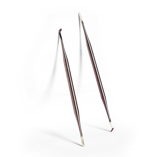 Flowery Stainless Steel Ingrown Toenail Lifter Tool - Dual-Ended Design for Nail Care