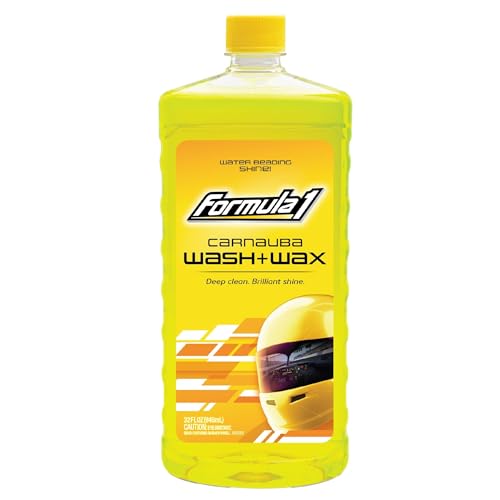 Formula 1 Car Wash and Carnauba Wax - 32 oz 2-in-1 Auto Detailing Soap