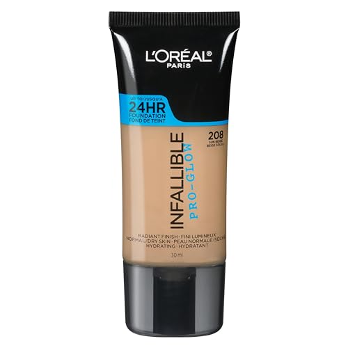 L'Oreal Paris Infallible Pro Glow Foundation - Sun Beige, 1 oz