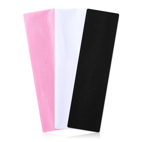 3-Pack Women’s Non-Slip Elastic Workout Headbands - Breathable & Quick Drying
