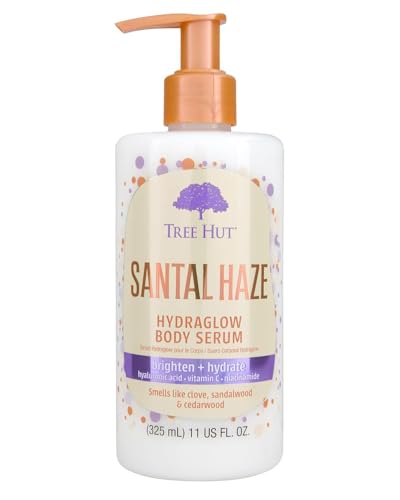 Tree Hut Santal Haze Body Serum & Lotion – Hydrate & Brighten, 11 Fl Oz